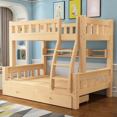 China High quality and durable kindergarten modern wooden bunk bed kids double wooden bed for sale for sale