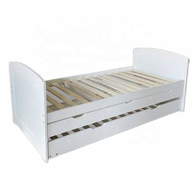 China Modern Wooden Platform King Size Single Bed Modern Wooden Platform Bed Closes With Slat Support for sale