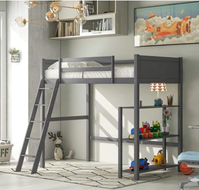 China Modern Kids Bunk Beds Solid Wood Storage And Stairs Customer Size for sale