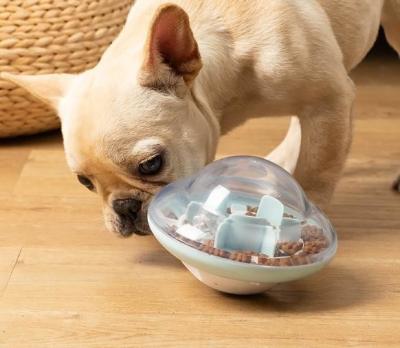 China Interactive Tumbler Dog Treat Ball, Dog Leaky Food Dispensing Toy Puzzle Ball,The interactive cat feeder for sale