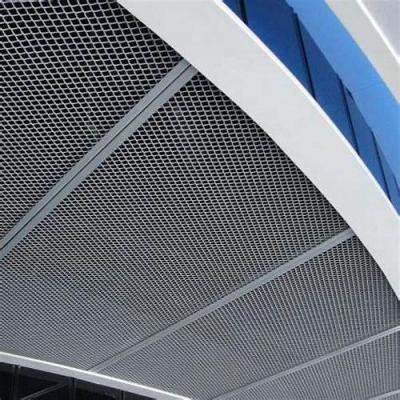 China Artistic Ceilings Cheap Perforated Soundproofing Embossed Fireproof Lightweight Wire Mesh Aluminum Alloy Grid Wood Frame Home Tiles Ceiling Cladding for sale