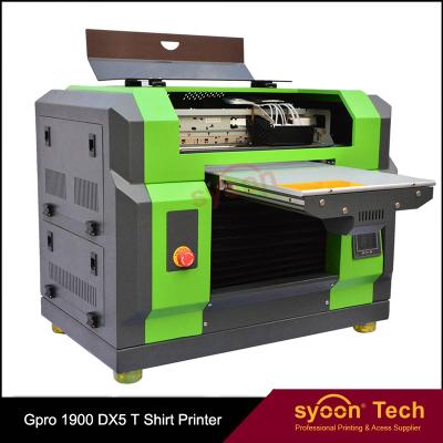 China Bill Printer Direct to Garment T-shirt Garment DTG A3 Flatbed Printer with DX5 Printhead for sale