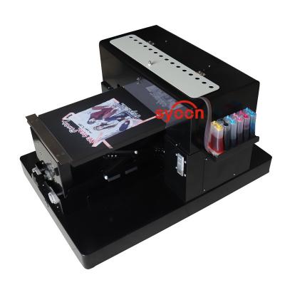 China Popular a3 size T-shirt printer card printer directly to garment printing machine T-shirt printing textile flatbed price for sale