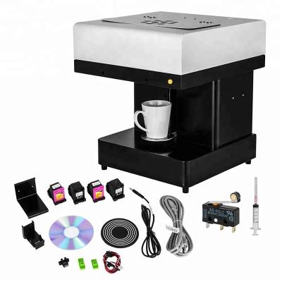 China Hotels Syoon 1 Cup Latte Cake Selfie Art Printer Full Automatic Edible Ink Flower Coffee Printer for sale