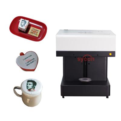 China food & Beverage Factory Digital Printer Type And Automatic Inkjet Coffee Printer Machine for sale