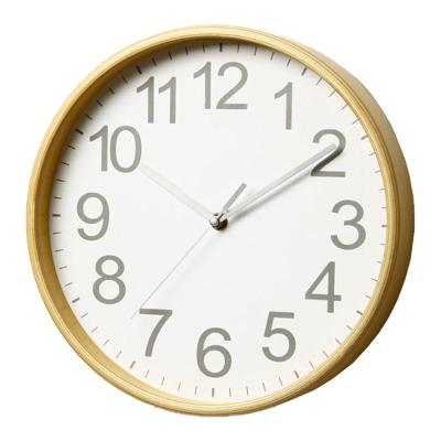 China Any Place Birch Original Electronic Wall Clock Wooden Digital Wall Clock for sale