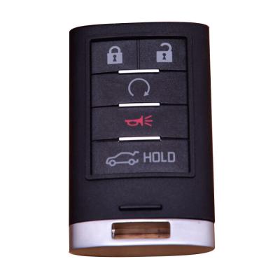 China Plastic+Metal 5 Buttons 315Mhz 46 Chip M3N5WY7777A For Cadillac SLS Biometric Smart Remote Key Car Key Remote for sale