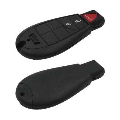 China +Metal 2+1 Plastic Button 433 MHz ID46 Chip Car Remote Key Cover For Chrysler Dodge Jeep M3N5WY783X for sale