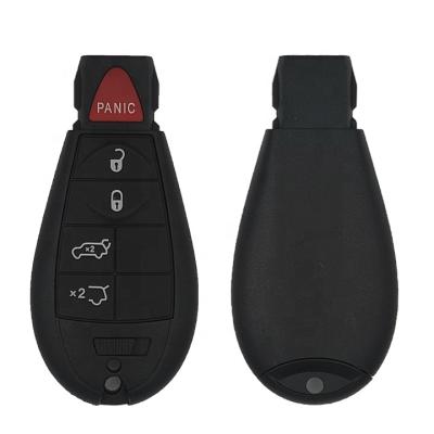 China Plastic +Metal Car Key Remote Control For Dodge Chrysler Jeep 5 Buttons ID46 Chip 433MHz M3N5WY783X for sale