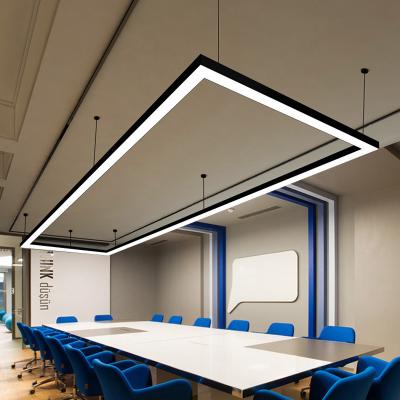 China Modern Led Lighting Linear Desk Pendant Light Led High Bay Linear Light Shop Led Batten Light for sale