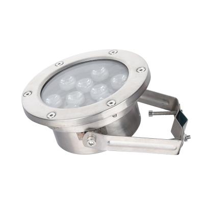 China 3W 6W 9W 12W 15W 18W 24W 36W DMX RGB IP68 Stainless Steel Underwater Underwater Light Housing for sale