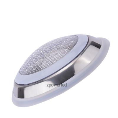 China Fountain Stainless Steel PC Cover 6w Round Underwater Pool LED Light for sale