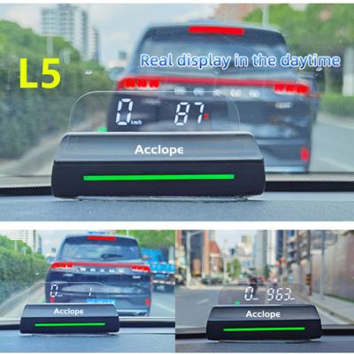 China New 2022 Electric Flip Screen Head Up Display With Electric Flip Screen L5 HUD For Car for sale