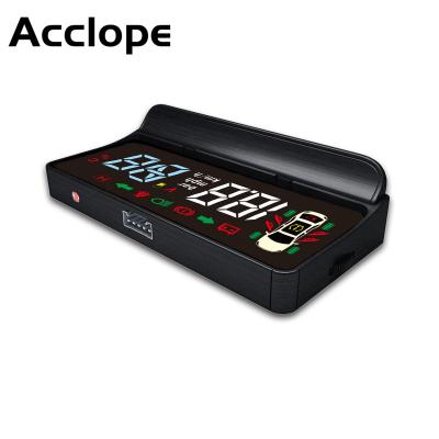 China Acclope M3 Speeding Alarm Car Stopwatch Windshield Projection Speeding Alarm For Tesla Model 3 Car HUD for sale