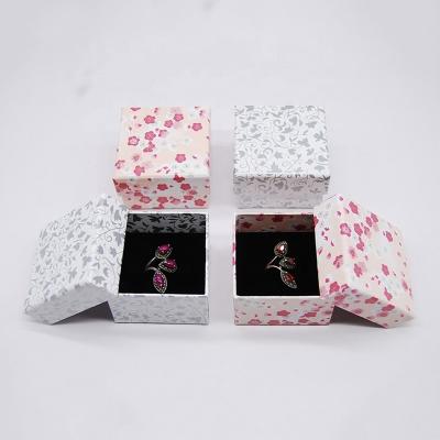 China Paper card+printing paper manufacturers spot direct sales of high quality printing cartons ring earring jewelry box for sale