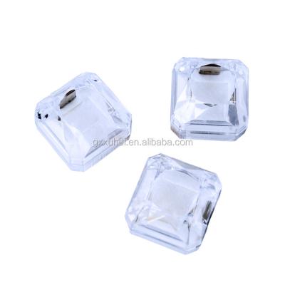 China Factory Direct Selling Best Quality PP Ring Box Clear Acrylic Ring Box Clear Jewelry Box for sale