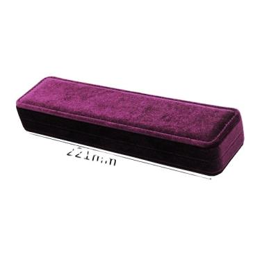 China Wholesale Plastic+velvet whole factory sale high-grade custom jewelry box velvet necklace box small price for sale