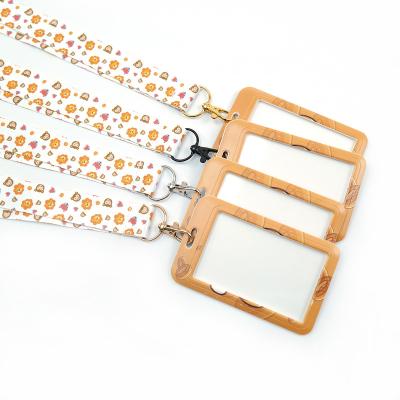 China Lanyard Manufacturer Promotional Cheap Custom Viable Printed Polyester Neck Lanyard With Card for sale