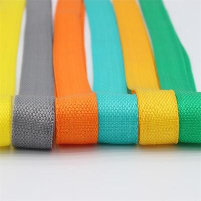 China Luster High Quality Eco - Friendly Polypropylene PP Bead Belt Imitation Nylon Woven Herringbone Ribbon for sale