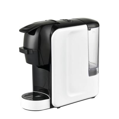 China Hotel 3 In 1 Multiple Capsule Espresso Coffee Machine Espresso Ground Coffee Maker for sale