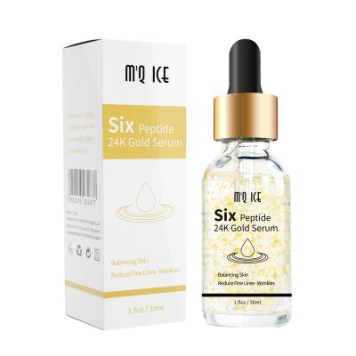 China Luxury Skin Revitalizer OEM Private Label Essential Oil Moisturizing Firming Skin Care Lift 24k Gold Anti Aging Face Serum for sale