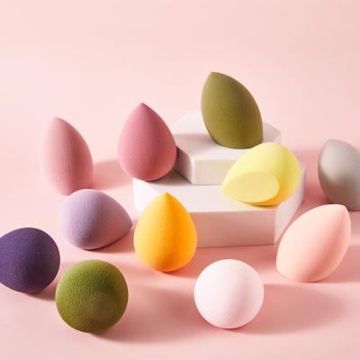 China Wholesale Hydrophilic Polyurethane Fashion Beauty Egg Non-Latex Makeup Puff Without Powder Puff Makeup Tools for sale