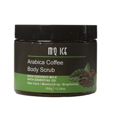 China Exfoliator Korea OEM Herbal Exfoliate Natural Organic Skin Whitening Facial Private Label Arabic Coffee Body Scrub for sale