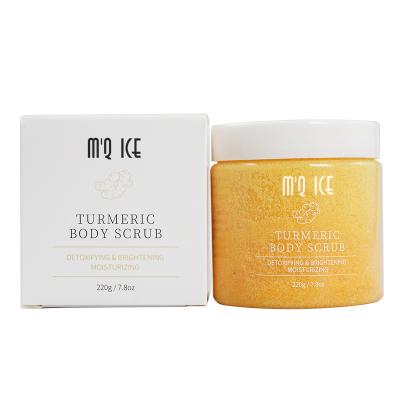 China Exfoliator Turmeric Scrub 220g To Soften Keratin And Reduce Dull And Tender Skin Body Care Scrub for sale