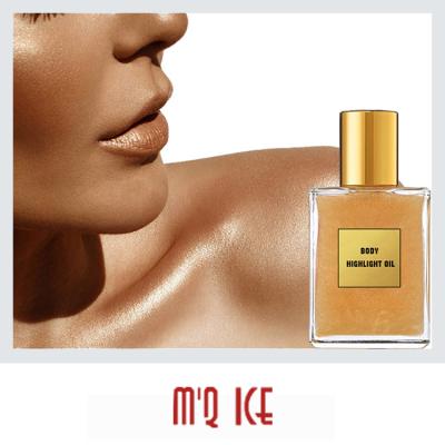 China Skin Body Brightener Emulsion Brightening Body Luster Oil Body Highlight Oil for sale