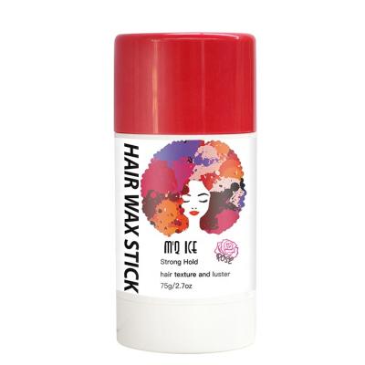 China Organic Hair Wax Stick Available Organic Hair Styling Flavor Non-Greasy Pink Broken Hair Finishing Cream for sale