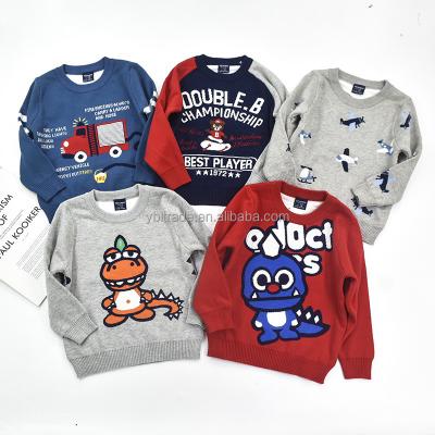 China Winter Baby Sweater Wholesale Children's Warm Cartoon Knitted Sweater Anti-Shrink for sale