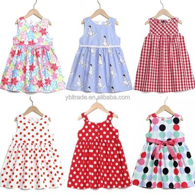 China China High Quality Pure Factory Casual Dress Girls Kids Anti-wrinkle Cotton Wholesale Price for sale