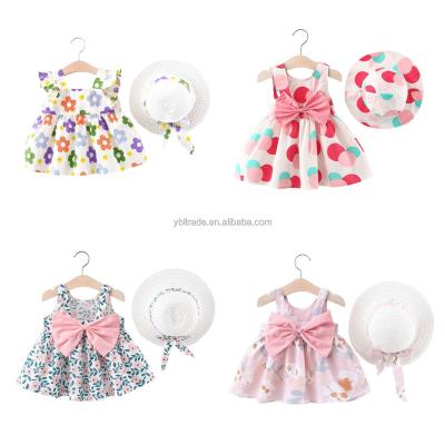 China Wholesale Fashion Casual Dress Anti-wrinkle Beautiful Children Girls Kids Factory Summer Baby Girl Cotton Dress for sale