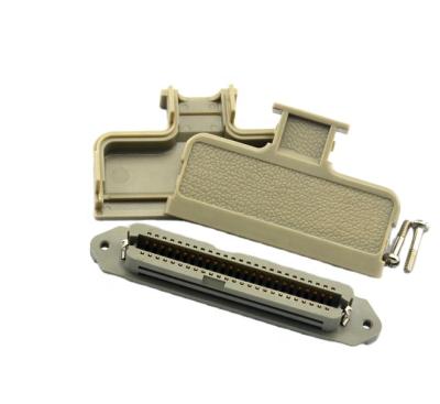 China Centronic Champion Receptacle / Female 50 Terminal 25 Pair Female Type Connector , 180 Degree 50 Way Centronic Female Solder Connector With Solder Cup for sale