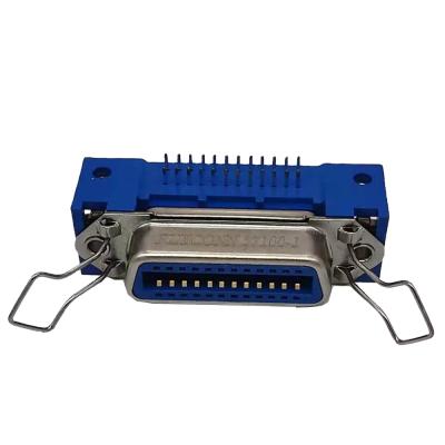 China Centronic 57 Series PCB Female Receptacle Right Angle Connector, 14way 24way 36way 50way 64way Female Type PCB Connector with Spring Latch for sale