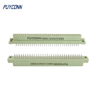 China DIN41612 Residential Vertical Connector, 2*16pin 64pin 32 Pin Female Euro 41612 Straight PCB 264 Connector/Multipurpose Connector/Multi-Purpose with 2.54mm for sale