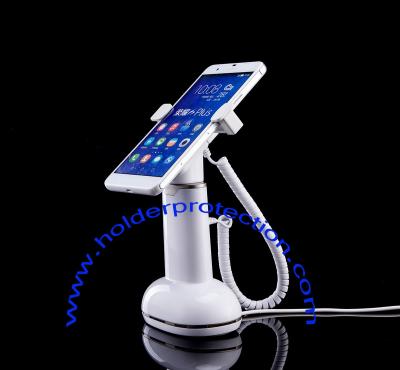 China COMER anti-theft cable locking devices Gripper security shelf for mobile phone secure display for sale