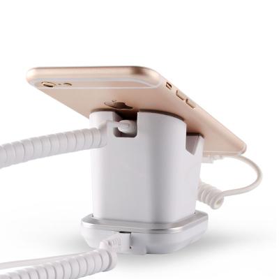 China COMER mobile phone stpres security display charging and alarm sensor stand charging station for sale