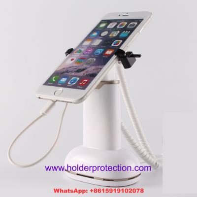 China COMER Gripper mobile phone desktop charger stands for retail display alarm systems for sale