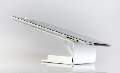 China COMER Android tablet security display counter stand with charging and alarm for sale