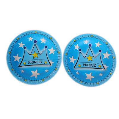 China Different Designs High Quality Prince Blue Party Set Birthday Party Theme Party Decoration Set for sale