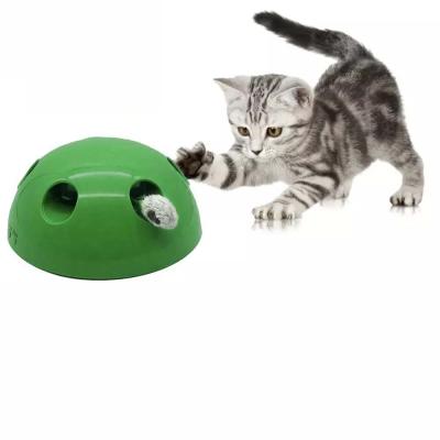 China Funny Mouse Toy Interactive Puzzle Game Play Device Cat Tray Training Toy Cat Scratching Electric Pet Creative Viable Exciting Cat Toy for sale