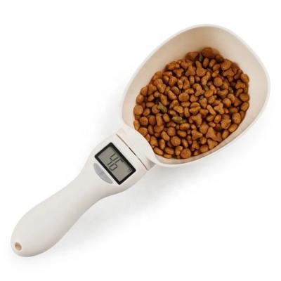 China Sustainable High Quality Portable Pet Food Scale Cup With Led Display For Dog Cat Feeding Bowl for sale