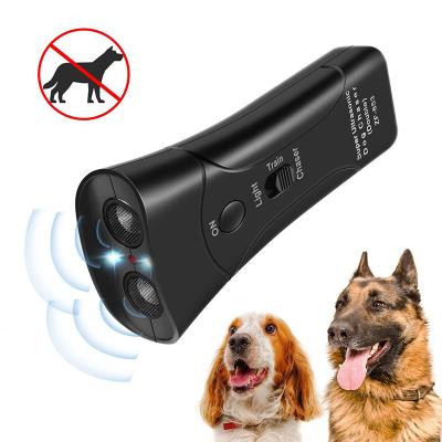 China Dog Training Device 3 Viable Reflector Ultrasonic Control Trainer In Dogs 1 Anti-barking Stop Bark Deterrents Pet Training Equipment for sale