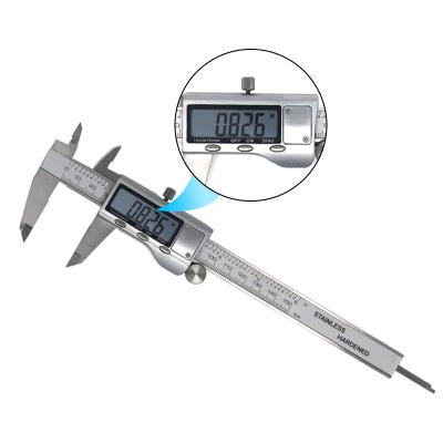 China STAINLESS STEEL Digital Vernier Caliper 6 Inch 150mm Depth Electronic Micrometer Stainless Steel Caliper Measuring Tools for sale