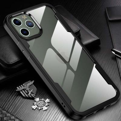 China Tophot Transparent Shockproof Case For iPhone 12 Mini Pro Max Clear Phone Shell Soft TPU Anti-knock Back Cover T003 for sale