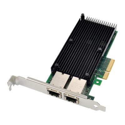 China INTEL X550-T2 10G RJ45*2 PCIe3.1 X4 I Network Card Raid 2 Desktop Dual Port RJ-45 Network Card for sale