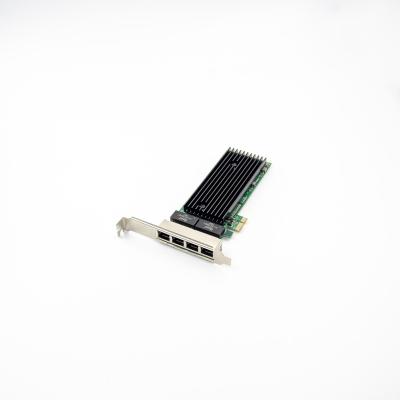 China Desktop PCIe X1 Intel JL82576 4 Server 1G Gigabit Ethernet Port Card for sale