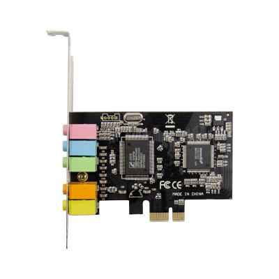 China CMI 8738 6 CHANNEL PCI EXPRESS 5.1 CH Sound Card Audio VIA for sale