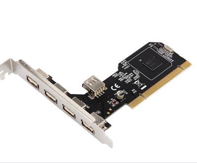 China DESKTOP PCI TO USB2.0. 4+1 port card for sale